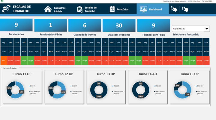 planilha de escala de trabalho 2